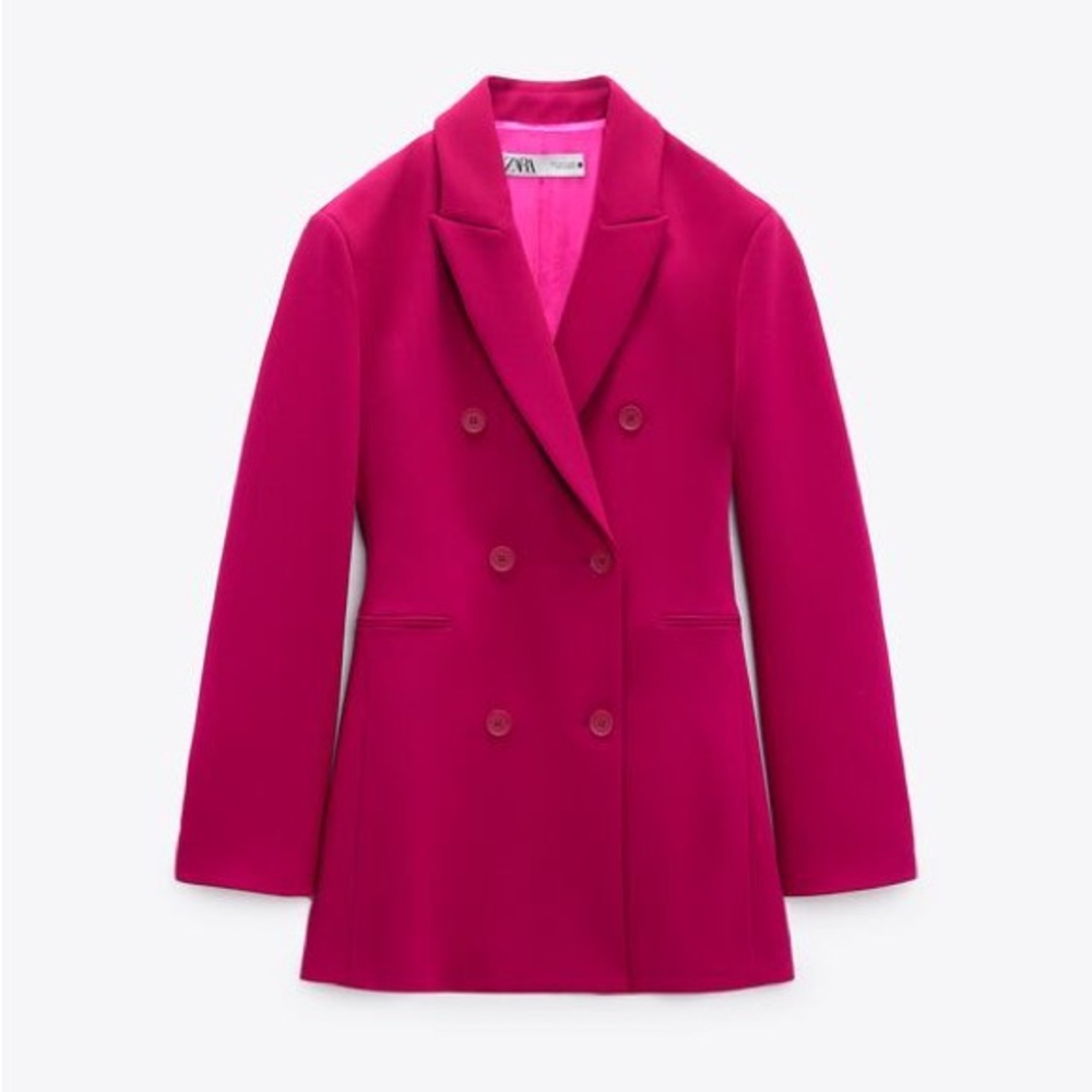 Zara Double BREASTED BLAZER DRESS NWT S - Picture 9 of 16